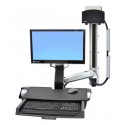Ergotron StyleView Sit-Stand Combo System with Worksurface