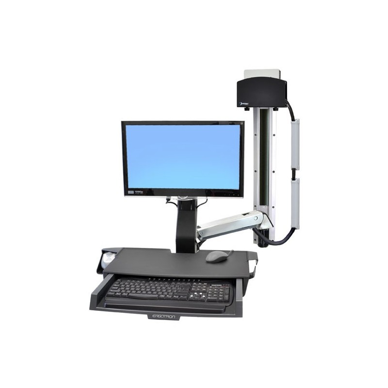 Ergotron StyleView Sit-Stand Combo System with Worksurface