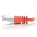 1m Shielded Cat5E RJ45 Patch Leads - Red