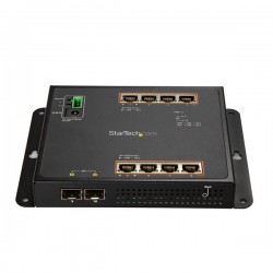 StarTech.com 8-Port PoE+ Gigabit Ethernet Switch plus 2 SFP Connections - Managed - Wall Mount with Front Access | StarTech.com 