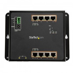 StarTech.com 8-Port PoE+ Gigabit Ethernet Switch plus 2 SFP Connections - Managed - Wall Mount with Front Access | StarTech.com 