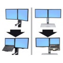 Ergotron WorkFit Convert-to-LCD &amp;amp;amp; Laptop Kit from Dual Displays