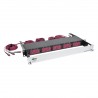 Tripp Lite 50/125 Breakout Fiber Patch Panel, 40 GB to 10 GB, 15 MTP QSFP to 60 LC Duplex OM4 Multimode Ports, 1U | Tripp Lite P