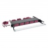 Tripp Lite 50/125 Breakout Fiber Patch Panel, 40 GB to 10 GB, 15 MTP QSFP to 60 LC Duplex OM4 Multimode Ports, 1U | Tripp Lite P