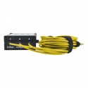 Tripp Lite 8.3/125 Fiber Breakout Cassette w/Built-In MTP Cables, 40 GB to 10 GB, (x3) 8-Fiber Singlemode MTP/MPO to (x12) LC Du
