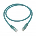 Tripp Lite 0.91 m Cat6 Gigabit Molded Patch Cable RJ45 M/M 550MHz 24 AWG Green