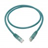 Tripp Lite 0.91 m Cat6 Gigabit Molded Patch Cable RJ45 M/M 550MHz 24 AWG Green | Tripp Lite Network Cables