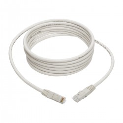 Tripp Lite 3.05 m Cat6 Gigabit Molded Patch Cable RJ45 M/M 550MHz 24 AWG White | Tripp Lite Network Cables