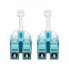 Tripp Lite 2M 10 Gb Duplex Multimode 50/125 OM4 LSZH Fiber Patch Cable (LC/LC), Push/Pull Tabs, Magenta | Tripp Lite Fibre Cable