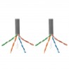 Tripp Lite 305 m Cat6 Gigabit Bulk Cable Stranded CMR PVC 24AWG Grey | Tripp Lite Network Cables