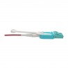 Tripp Lite 4M 10 Gb Duplex Multimode 50/125 OM4 LSZH Fiber Patch Cable (LC/LC), Push/Pull Tabs, Magenta | Tripp Lite Fibre Cable