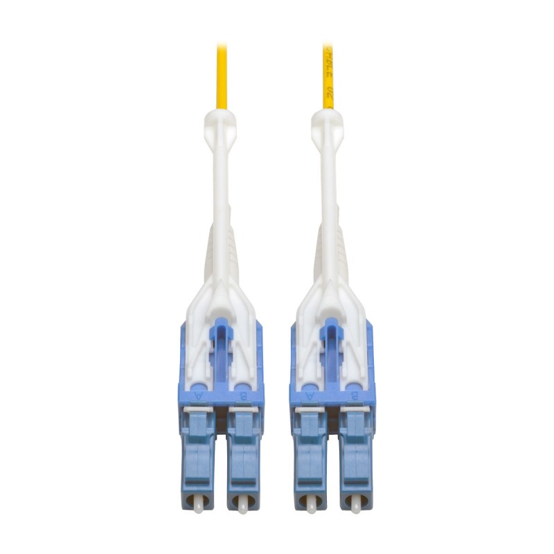 Tripp Lite Duplex Singlemode 8.3/125 Fiber Patch Cable (LC/LC), Push/Pull Tabs, 2 m (6 ft.)