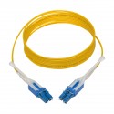 Tripp Lite Duplex Singlemode 8.3/125 Fiber Patch Cable (LC/LC), Push/Pull Tabs, 3 m (10 ft.)