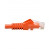 Tripp Lite Cat6 Gigabit Snagless Molded UTP Patch Cable (RJ45 M/M), Orange, 1 ft. | Tripp Lite Network Cables