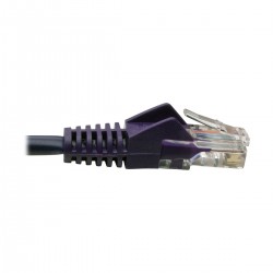 Tripp Lite Cat5e 350 MHz Snagless Molded UTP Patch Cable (RJ45 M/M), Purple, 25 ft. | Tripp Lite Network Cables