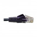 Tripp Lite Cat5e 350 MHz Snagless Molded UTP Patch Cable (RJ45 M/M), Purple, 25 ft.