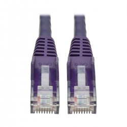 Tripp Lite Cat6 Gigabit Snagless Molded UTP Patch Cable (RJ45 M/M), Purple, 2 ft. | Tripp Lite Network Cables