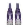 Tripp Lite Cat6 Gigabit Snagless Molded UTP Patch Cable (RJ45 M/M), Purple, 2 ft. | Tripp Lite Network Cables