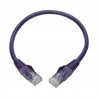 Tripp Lite Cat6 Gigabit Snagless Molded UTP Patch Cable (RJ45 M/M), Purple, 1 ft. | Tripp Lite Network Cables