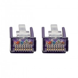 Tripp Lite Cat6 Gigabit Snagless Molded UTP Patch Cable (RJ45 M/M), Purple, 1 ft. | Tripp Lite Network Cables