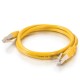 1m Shielded Cat5E RJ45 Patch Leads - Yellow
