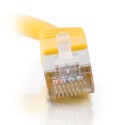 1m Shielded Cat5E RJ45 Patch Leads - Yellow