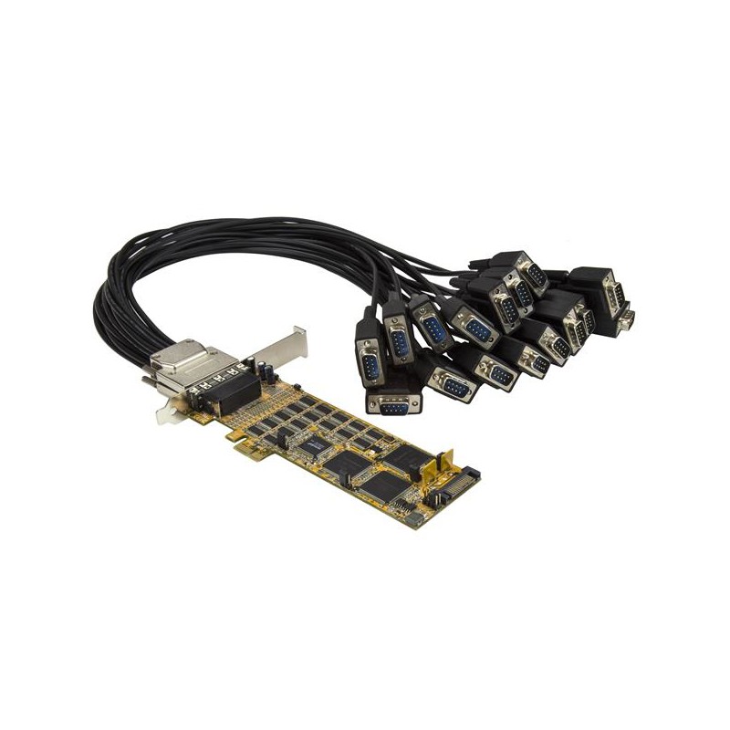 StarTech.com 16-Port Low-Profile Serial Card - RS232 - PCI Express