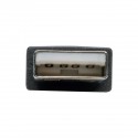 Tripp Lite 45.72 cm USB to Null Modem Serial FTDI Adapter Cable with COM Retention (USB-A to DB9 M/F)