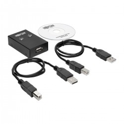 Tripp Lite 2-Port USB 2.0 Hi-Speed Printer/Peripheral Sharing Switch | Tripp Lite Cable Interface/Gender Adapters