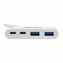 Tripp Lite 4-Port USB 3.1 Gen 1 Portable Hub, USB Type-C (USB-C) to (x2) USB-A and (x2) USB-C