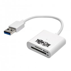 Tripp Lite USB 3.0 SuperSpeed SD/Micro SD Memory Card Media Reader with Built-In Cable, 15.24 cm | Tripp Lite Card Readers