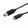 StarTech.com USB-C to USB-B Printer Cable - M/M - 3 m (10 ft.) - USB 2.0 | StarTech.com USB Cables