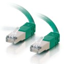 1m Shielded Cat5E RJ45 Patch Leads - Green