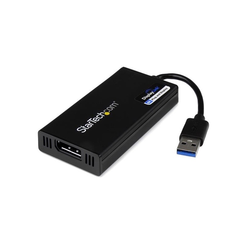 StarTech.com USB 3.0 to 4K DisplayPort&trade; External Multi Monitor Video Graphics Adapter &ndash; DisplayLink&trade; Certified