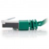 2m Shielded Cat5E RJ45 Patch Leads - Green