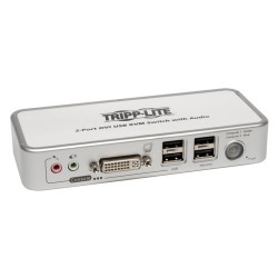 Tripp Lite 2-Port DVI/USB KVM Switch w/ Audio and Cables | Tripp Lite KVM Solutions