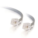 CablesToGo 3m RJ11 6P4C Straight Modular Cable