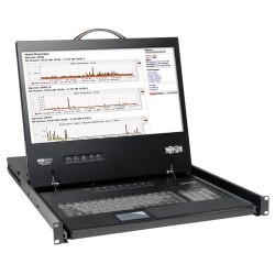 Tripp Lite NetController 8-Port Rack-Mount Console KVM Switch w/19-in. LCD | Tripp Lite Rack Consoles