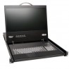 Tripp Lite NetCommander 16-Port Cat5 IP Rack-Mount Console KVM Switch 1+1 User with 19-in. LCD | Tripp Lite Rack Consoles