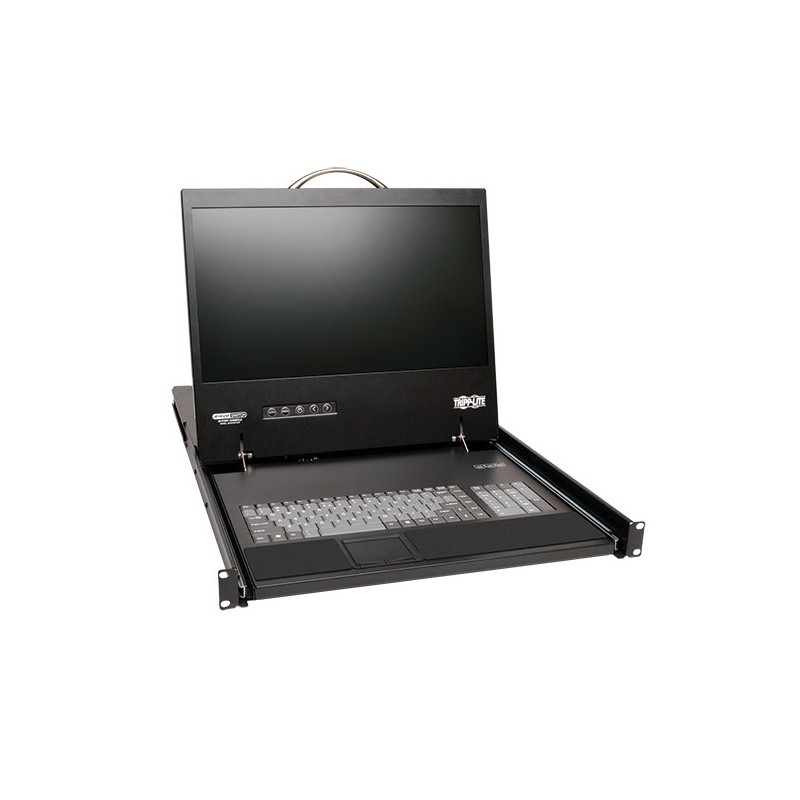 Tripp Lite NetCommander 16-Port Cat5 IP Rack-Mount Console KVM Switch 1+1 User with 19-in. LCD