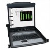 Tripp Lite NetDirector 8-Port 1U Rack-Mount Console KVM Switch w/19-in. LCD + 8 PS2/USB Combo Cables | Tripp Lite Rack Consoles