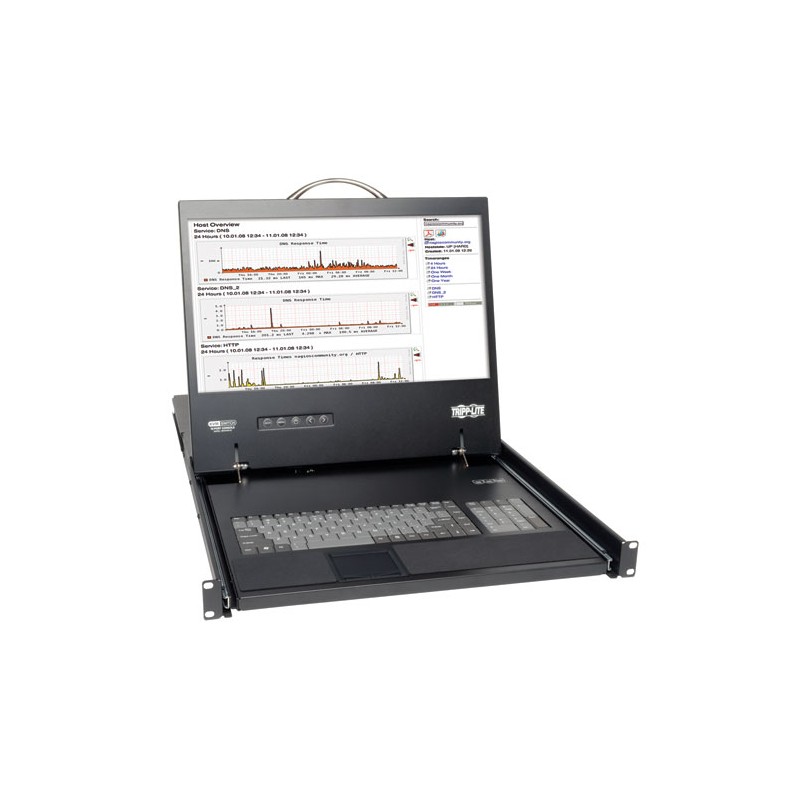 Tripp Lite NetCommander 16-Port Cat5 Rack-Mount Console KVM Switch with 19-in. LCD