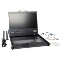 Tripp Lite NetCommander 16-Port Cat5 Rack-Mount Console KVM Switch with 19-in. LCD