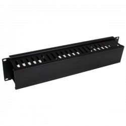 StarTech.com 2U Horizontal Finger Duct Rack Cable Management Panel with Cover | StarTech.com Rack & Cabinet Accessories