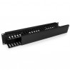 StarTech.com 2U Horizontal Finger Duct Rack Cable Management Panel with Cover | StarTech.com Rack & Cabinet Accessories