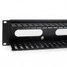 StarTech.com 2U Horizontal Finger Duct Rack Cable Management Panel with Cover | StarTech.com Rack & Cabinet Accessories