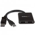 StarTech.com DisplayPort to DisplayPort Multi-Monitor Splitter - 2-Port MST Hub