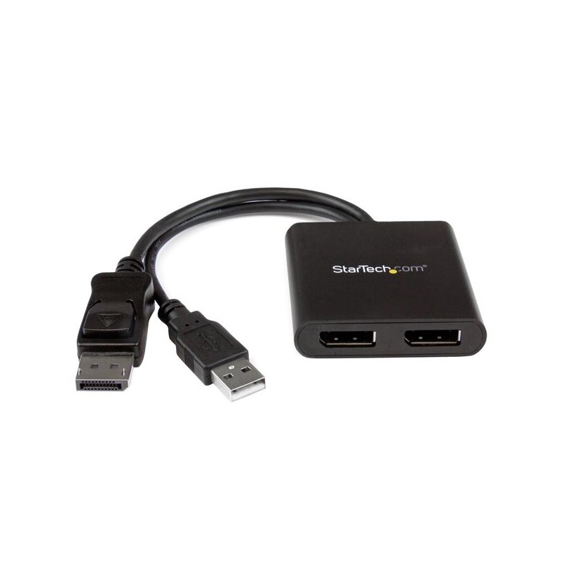 StarTech.com DisplayPort to DisplayPort Multi-Monitor Splitter - 2-Port MST Hub