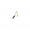 3m LC/ST LSZH Duplex 62.5/125 Multimode Fibre Patch Cable