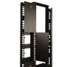 Tripp Lite SmartRack 12 in. Width High Capacity Vertical Cable Manager - Double finger duct with cover | Tripp Lite Rack & Cabin